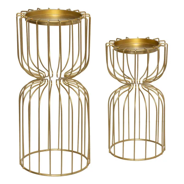 Set držača za Tealight sveću 2/1 boja zlata Atmosphera