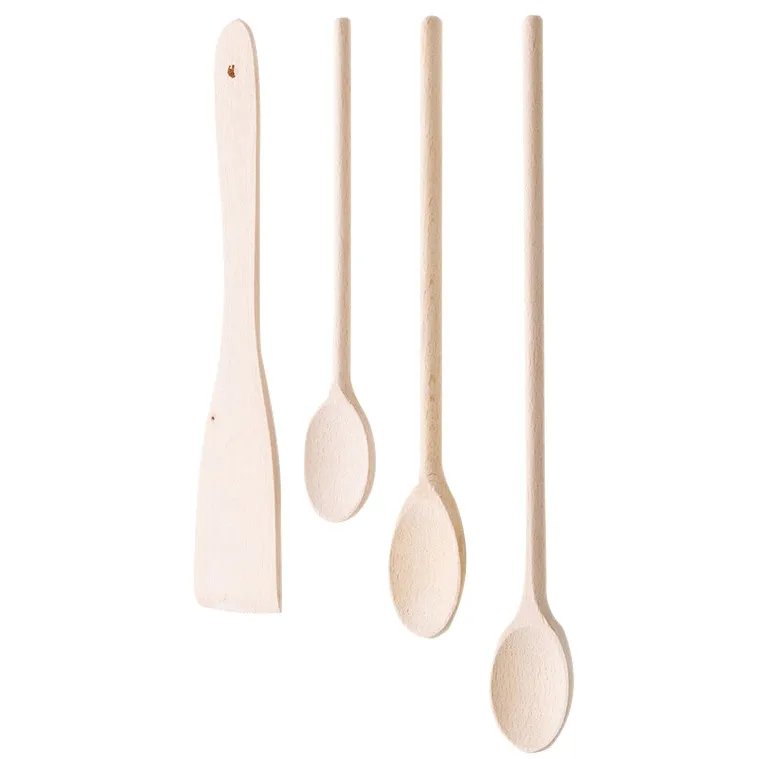 Set drvenih kuh. kašika 30/25/30/35cm 4/1 Kela