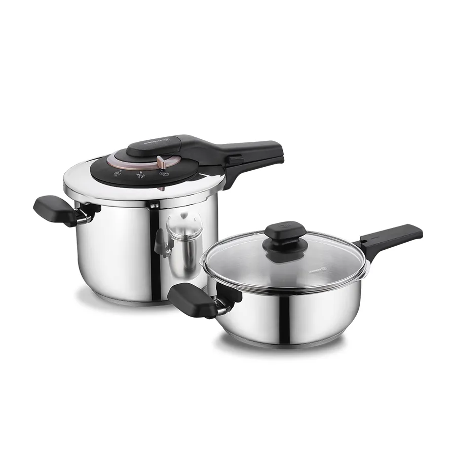 Set ekspres lonac Vita plus 6l + lonac 3l  sa pokl. Korkmaz