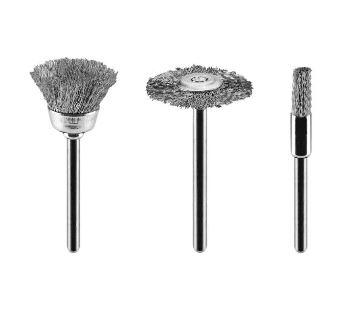 Set čelicnih četkica prihvat 3.2mm 3/1 Graphite