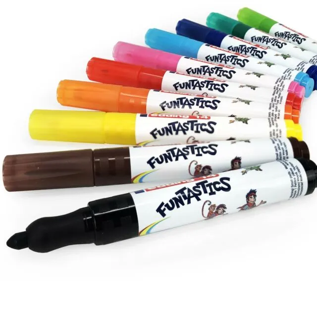 Set flomastera Funtastics 3mm 14/10 sort 10/1