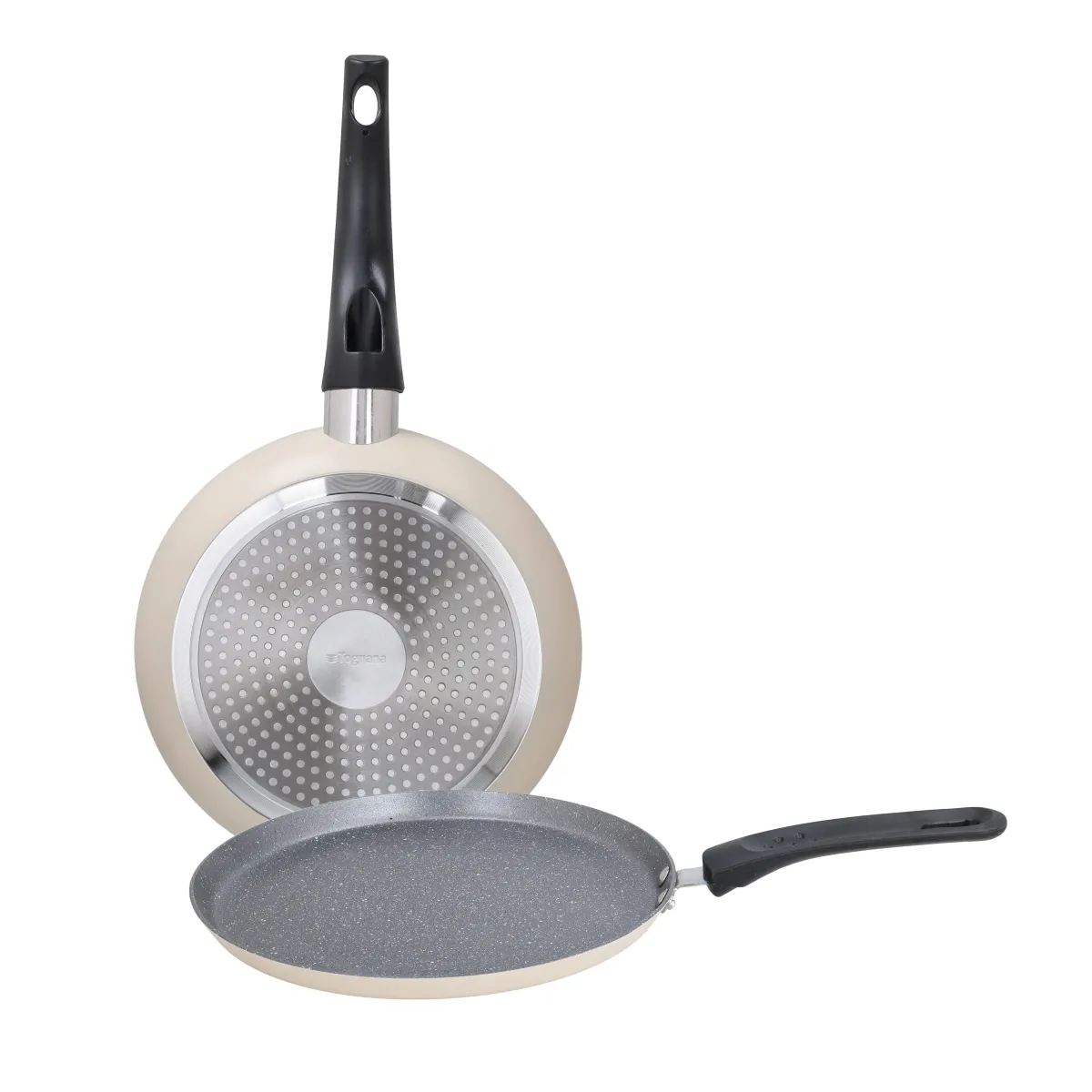 Set Grancucina Bloom: tiganj 24cm+tiganj za palač. 25cm 2/1 Tognana