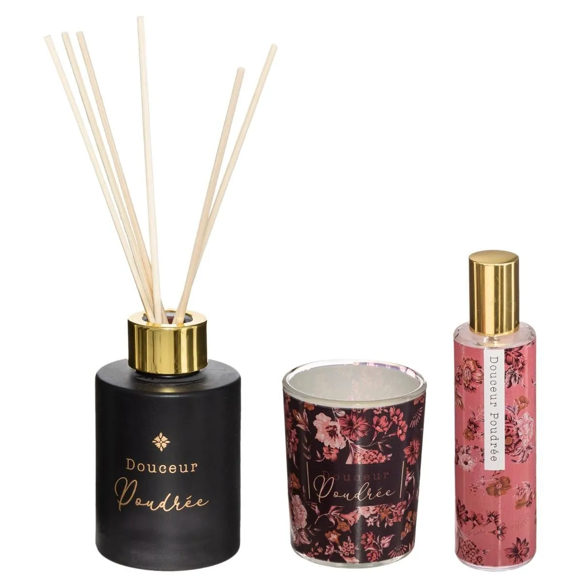 Set Gypsy:difuzer 80ml+štapići+svijeća+osvježivač Atmosphera