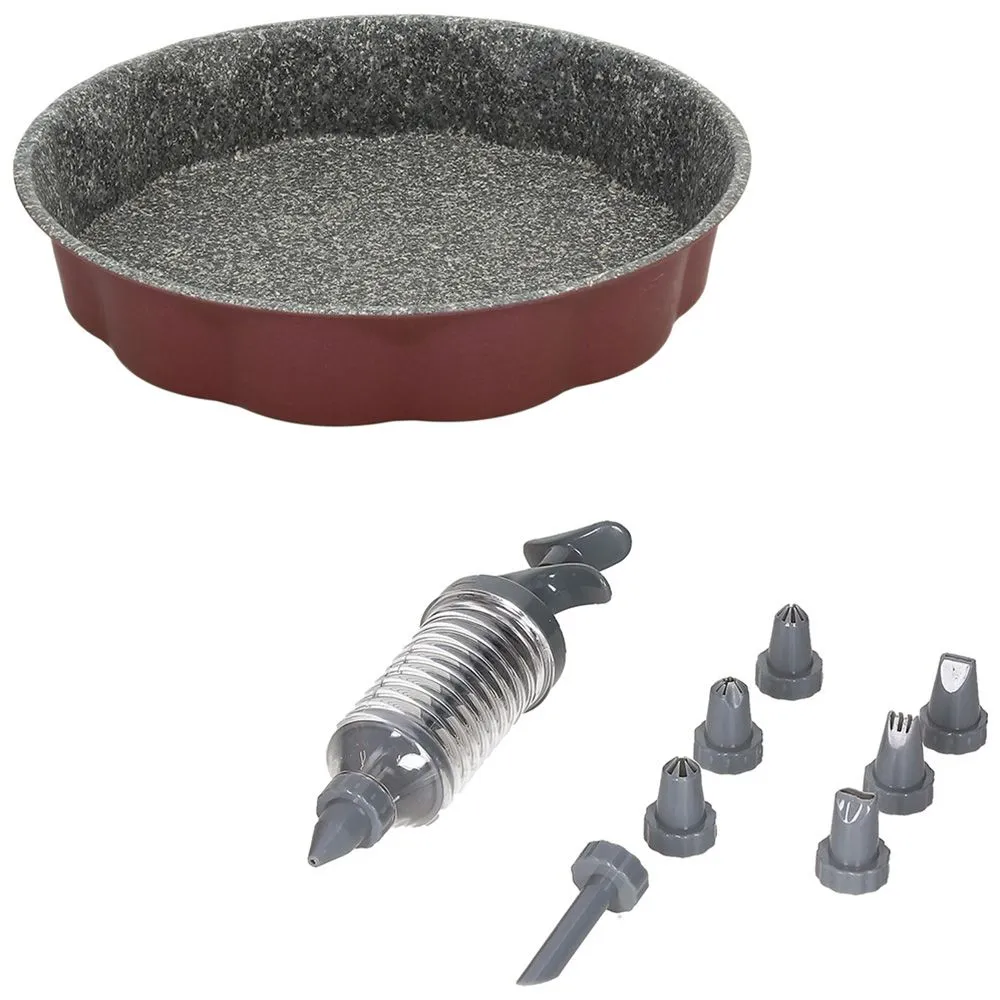 Set kalup za kolače Sweet Cherry + špric za dekoraciju Tognana