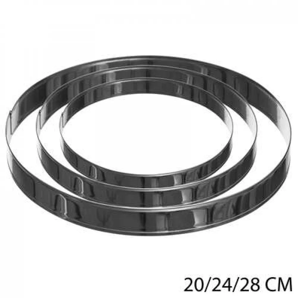 Set kalupa za kolače  20/24/28cm 3/1 inox 5five
