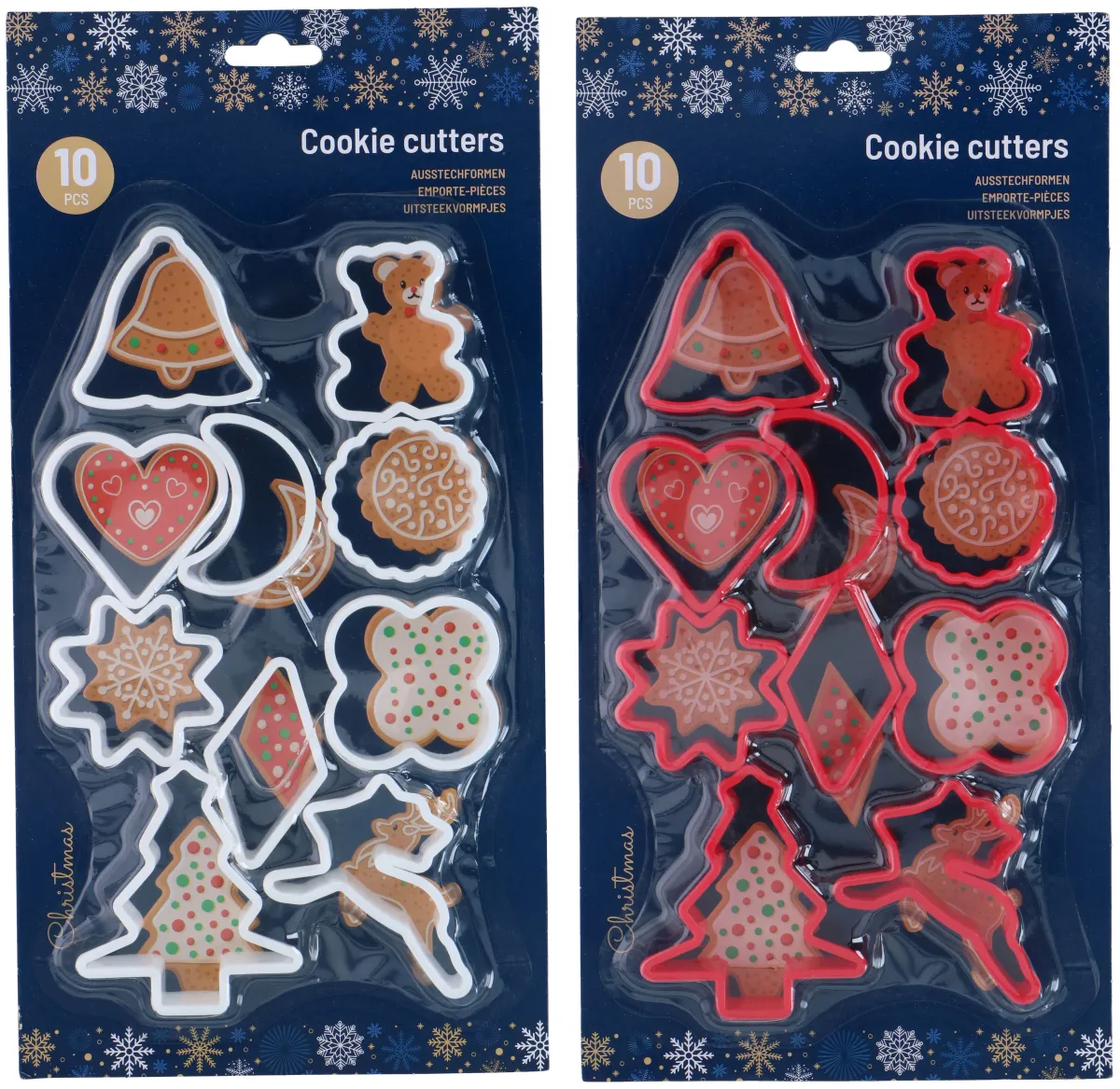 Set kalupa za kolače sa novogodišnjim motivima 10/1 sort Christmas