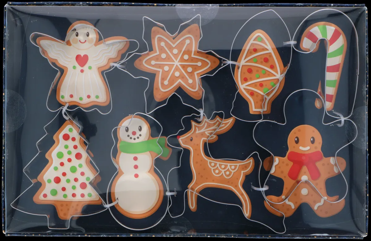 Set kalupa za kolače sa novogodišnjim motivima 8/1 sort Christmas