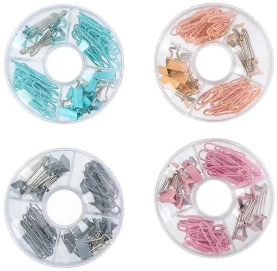 Set kancelarijskih spajalica sort 52/1 u pvc kutijici Topwrite