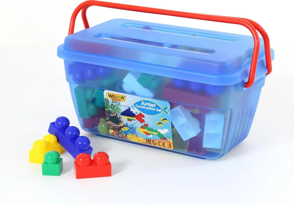 Set kockica za slaganje u pvc kanti 114/1 sort