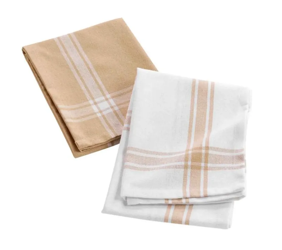 Set kuh. krpa 50x70cm 2/1 bež/bele D. d Interieur