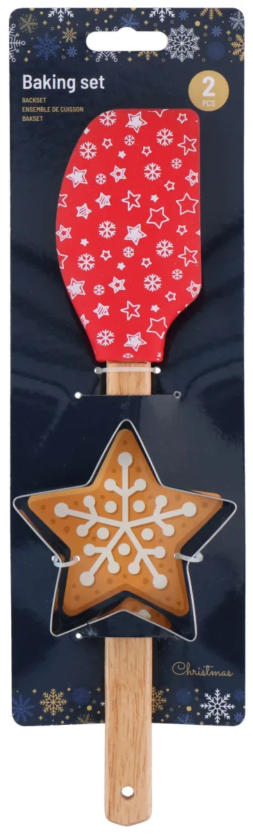 Set: kuhinjska lopatica 30cm sa kalupom za kolač 2/1 Christmas