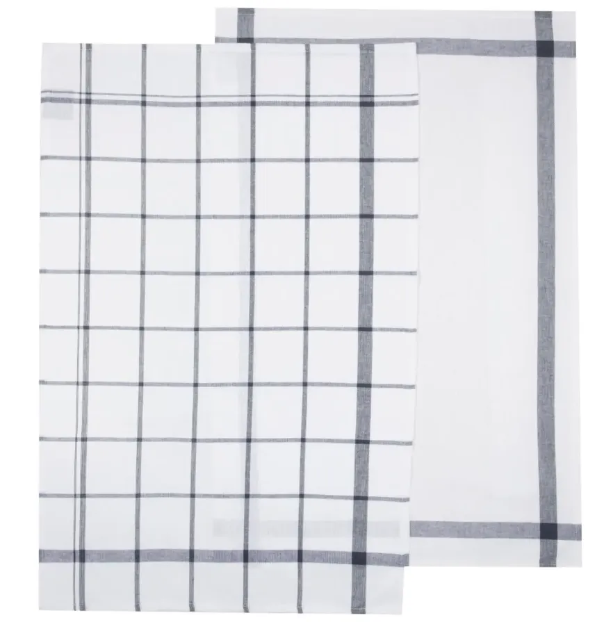 Set kuhinjskih krpa 45x70cm 2/1 sive/bele sort Atmosphera C. Dinterieur