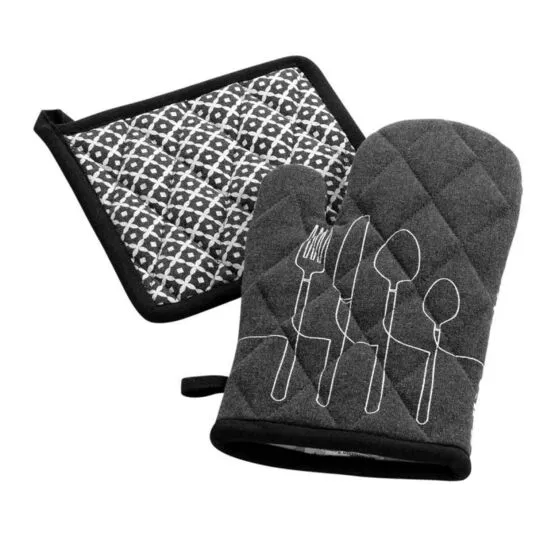 Set kuh.rukav. za rernu+zaštit. krpa 18x28cm/20x20cm D.d Interieur