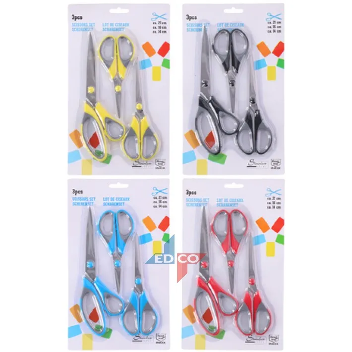Set makaza 21/16/14cm 3/1 sort