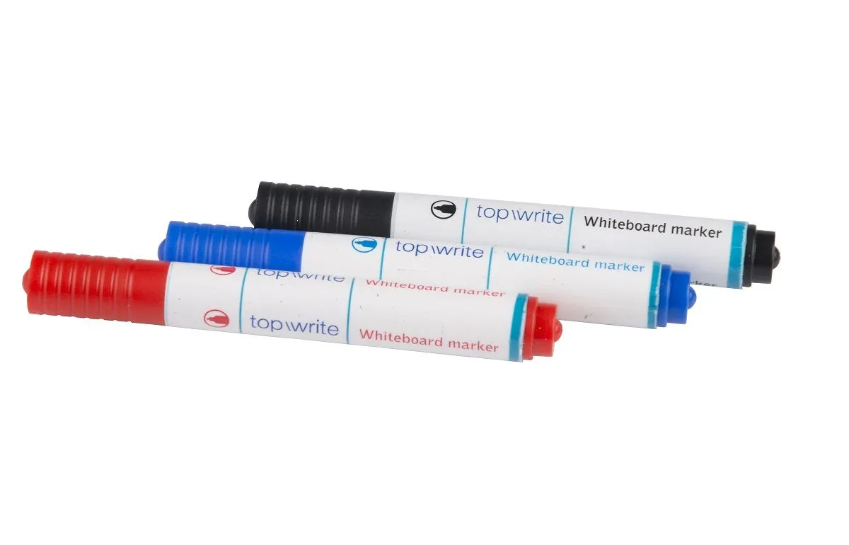 Set markera za belu tablu 3/1 crveni/plavi/crni Topwrite