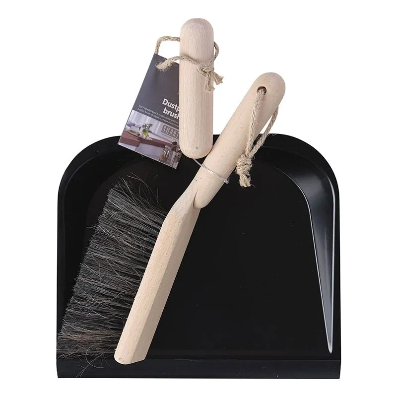 Set metla + djubrovnik 24cm sa drvenom drškom 2/1 Smart