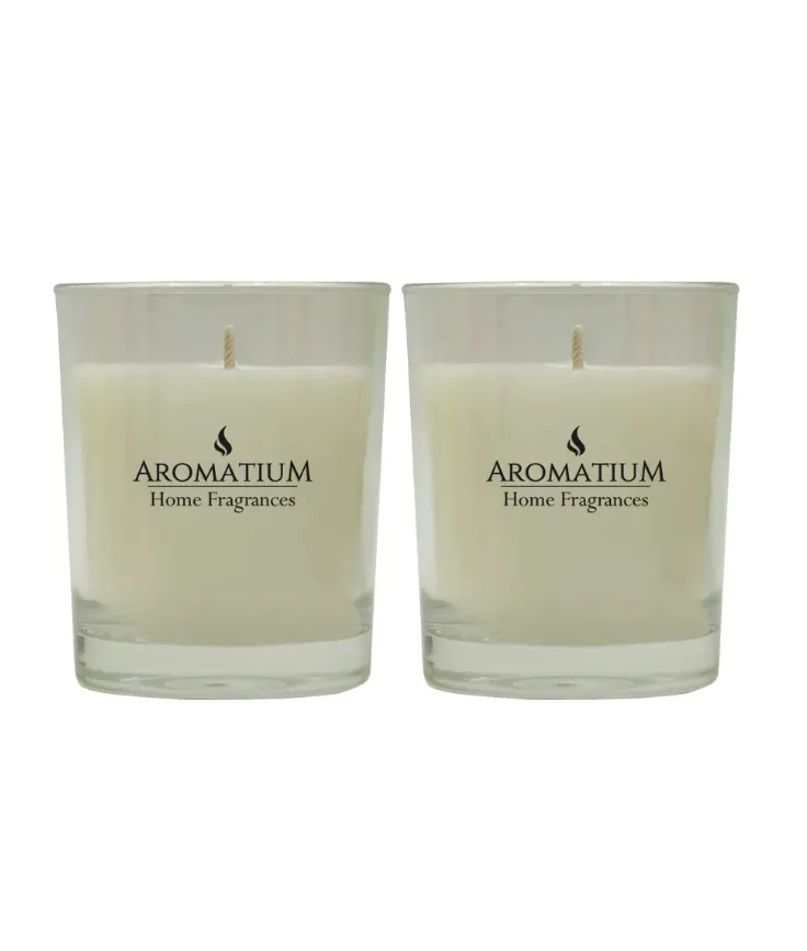 Set mirisnih sveća Vanilla u staklenoj čaši 2x57gr. 2/1 Aromatium