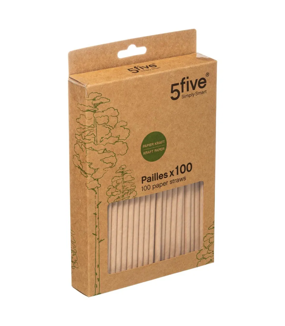 Set papirnih slamčica 100/1 5five