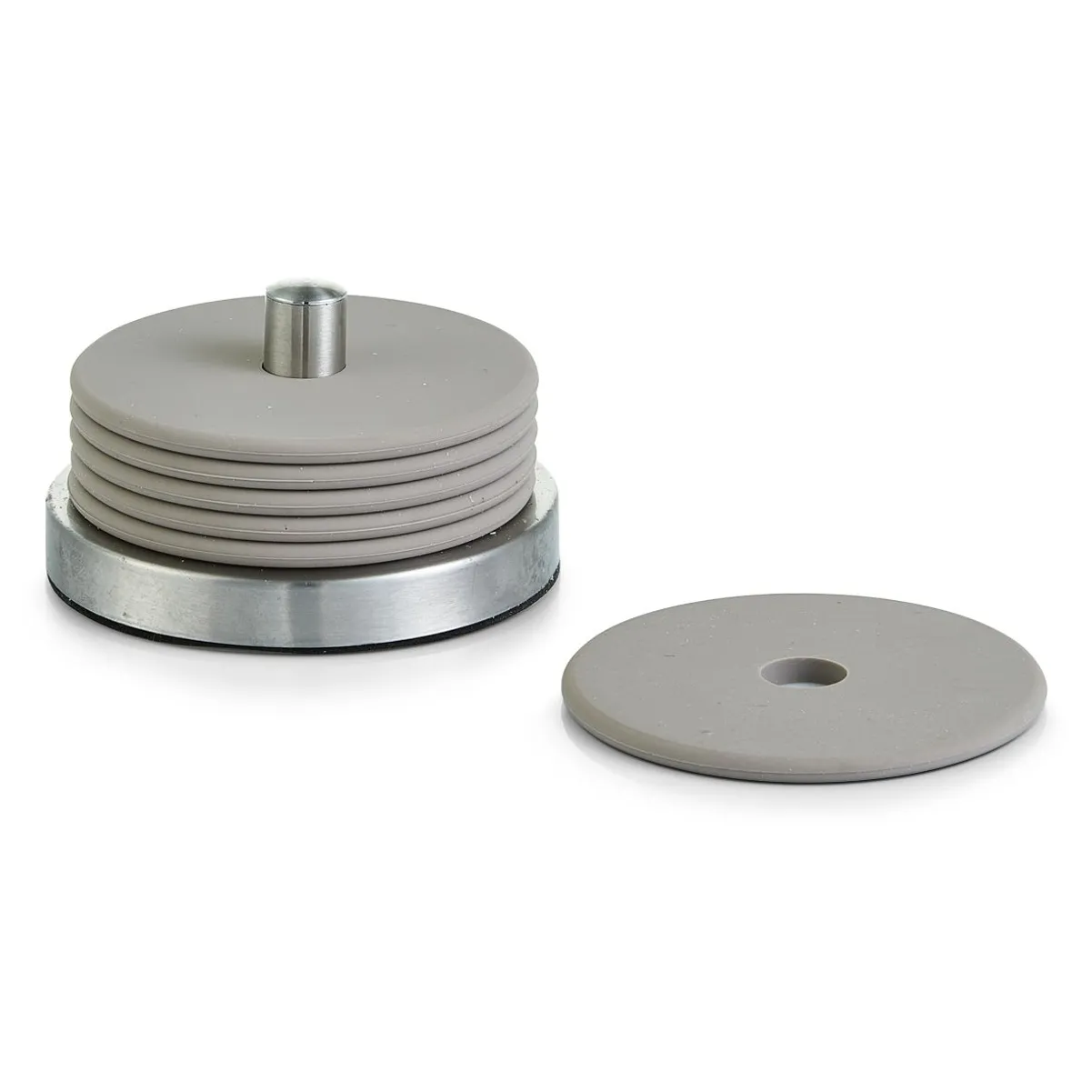 Set podmetača za čaše fi 10x6cm na stalku siva 7/1 Zeller