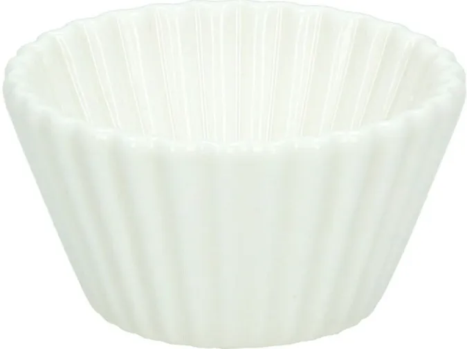 Set posuda za mafine Mignon Bianco fi 4.7x3cm 6/1 bele Tognana