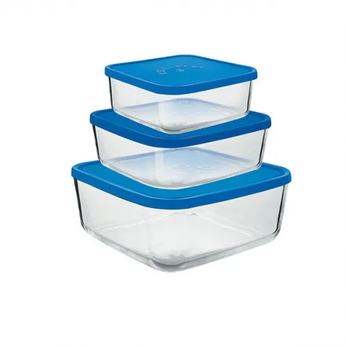 Set posuda za odl. hrane Igloo 15/18.5/22cm 3/1 sa pokl. Borgonovo