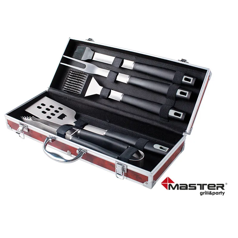 Set pribora za roštilj 5/1 u alum. koferu Master grill&party