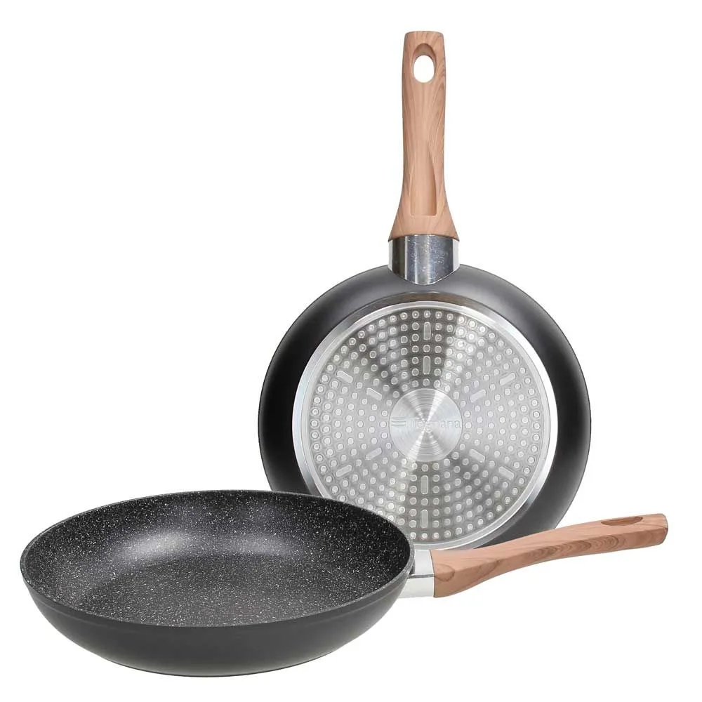 Set tiganja Grancucina Great Stone fi 24/28cm 2/1 crni Tognana