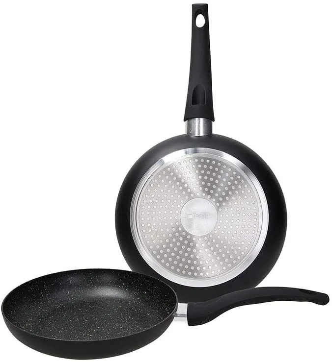 Set tiganja Rock in black Grancucina fi 22/26 cm 2/1 crni Tognana