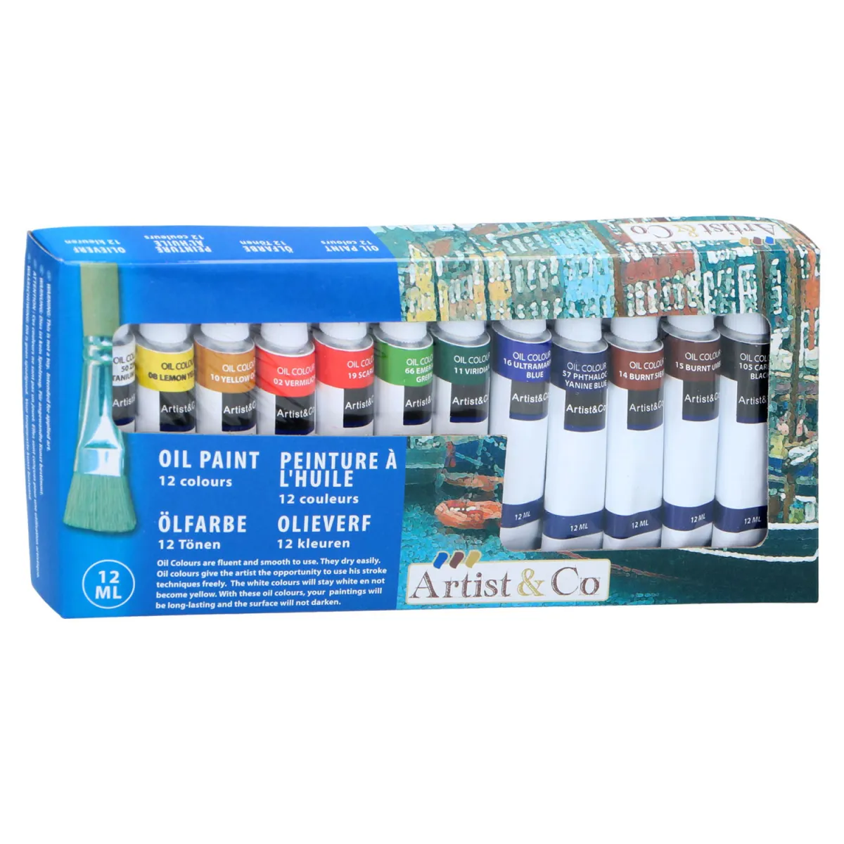 Set uljanih tempera 12ml 12/1 Artist&Co