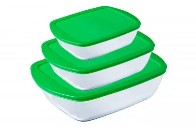 Set vatros.posuda Cook&Store Veggie sa pvc pokl.sort 3/1 Ocuisine