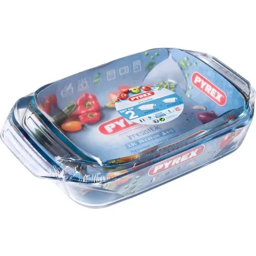 Set vatros.posuda Irresistible 35x23x6cm/39x25x7cm 2/1 Pyrex
