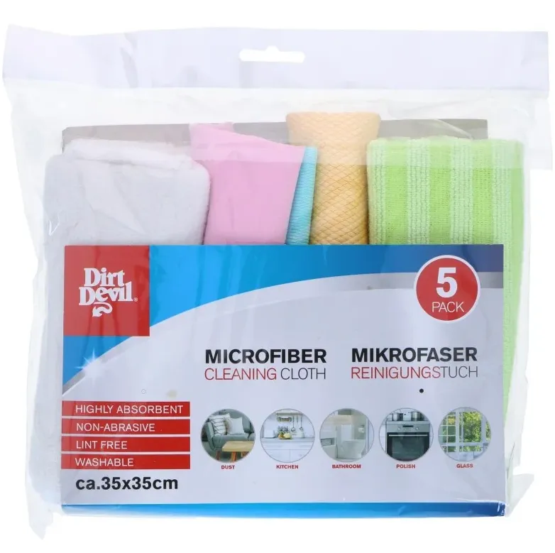 Set višenamenskih mikrofiber krpa za čišćenje 5/1 sort Dirt Devil