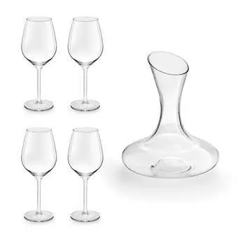 Set za vino Appreciate 5/1:dekanter 1500ml+4 čaše 500ml Royal Leerdam