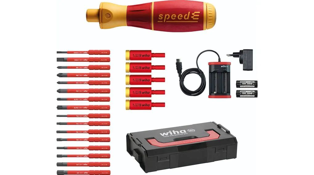 SET3 Aku.zavijač speedE SPBJ096M sa nastavcima 25/1 Wiha