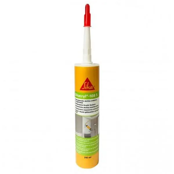Silikon akrilni Sikacryl-108 S beli 310ml Sika