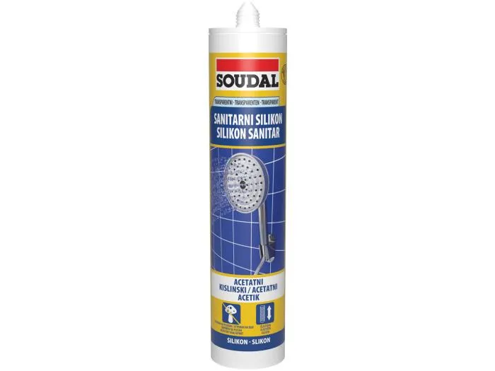 Silikon sanitarni STOP budji 280ml beli Soudal