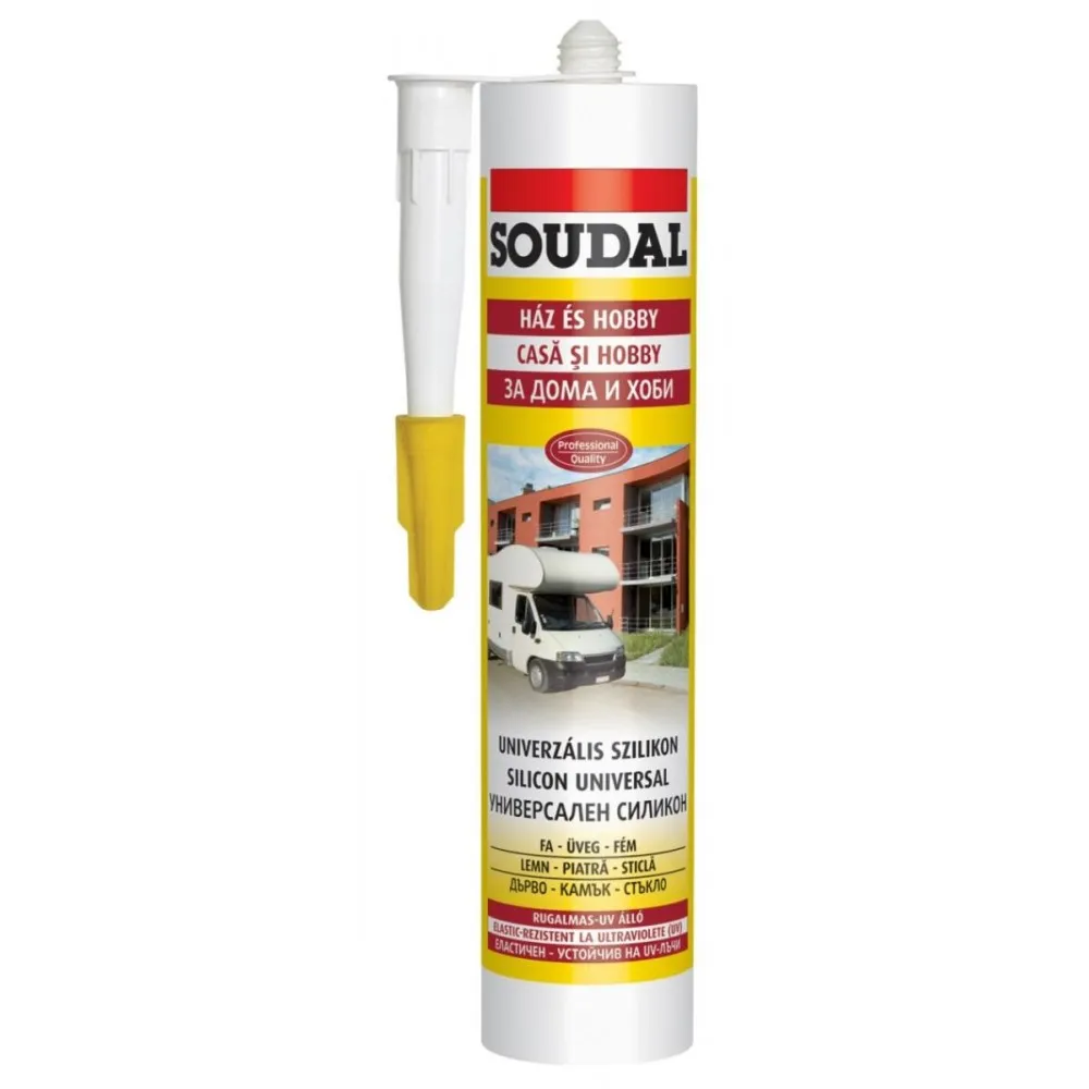 Silikon univerzalni crni 300ml Sudal
