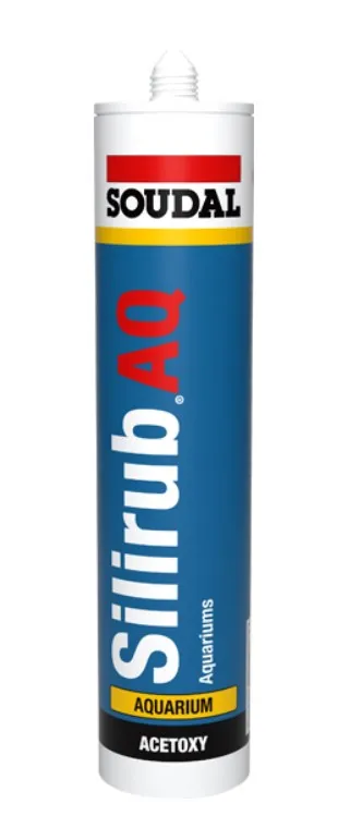 Silikon za akvarijume Silirub AQ 310ml providni Soudal