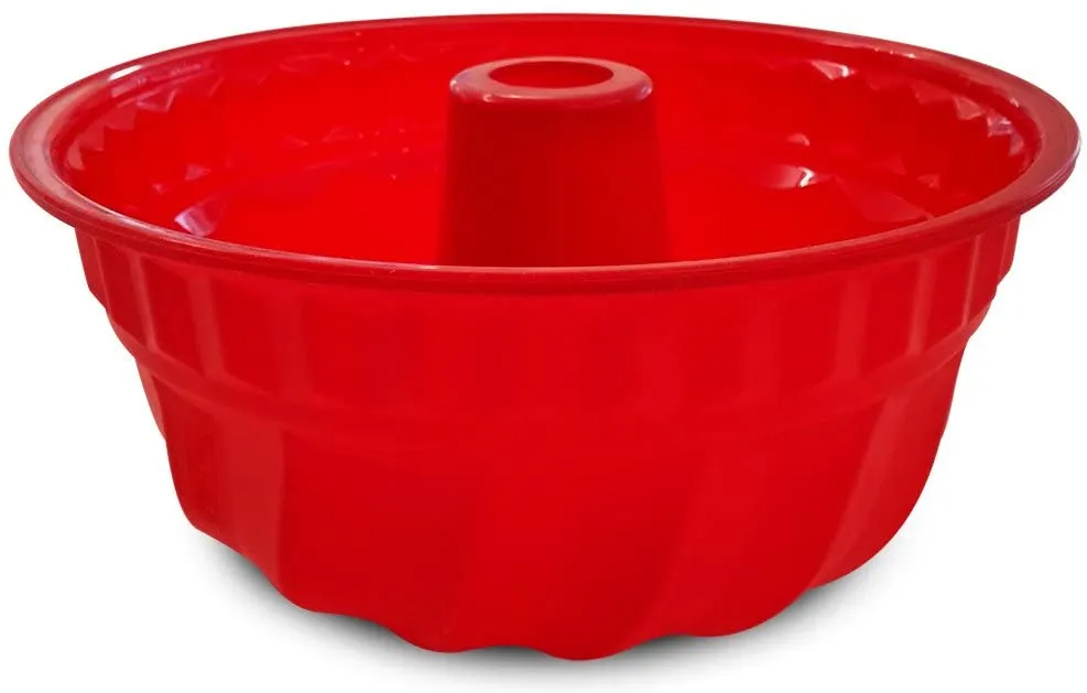 Silikonski kalup za kuglof fi 22x11cm crveni Juliette
