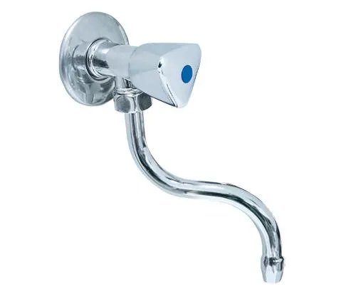 Slavina Piccolo 1/2" zidna donji izliv 75mm fi 12mm hrom. Rosan