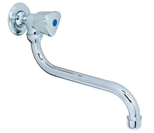 Slavina Piccolo zidna 1/2" donja lula 200mm fi 18mm nikl-hrom Rosan