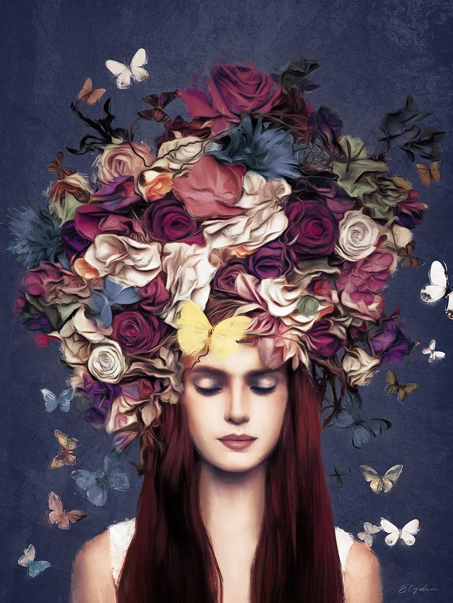 Slika za zid Canvas Modern ST563 Bouquet 75x100cm Styler