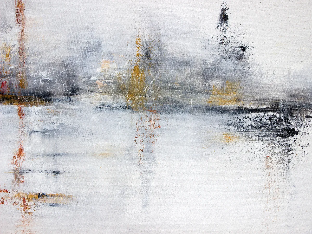 Slika za zid Canvas Modern ST565 White Abstract 85x113cm Styler