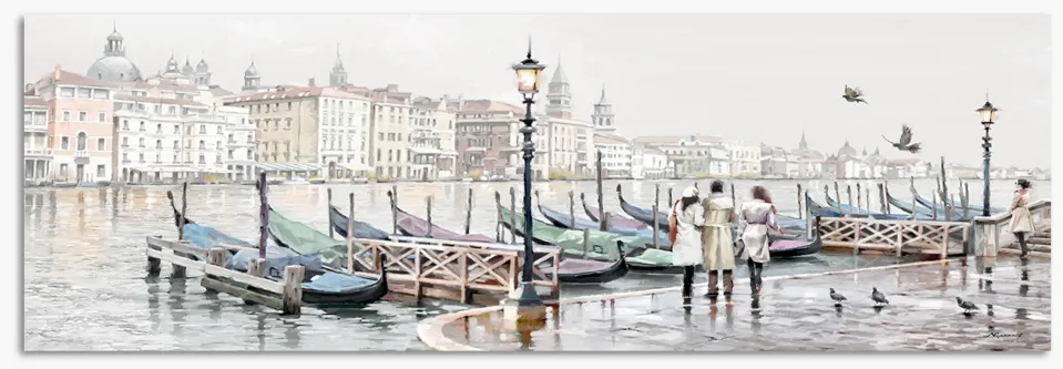 Slika za zid Canvas Watercolor4 ST403 VG 45x140cm Styler