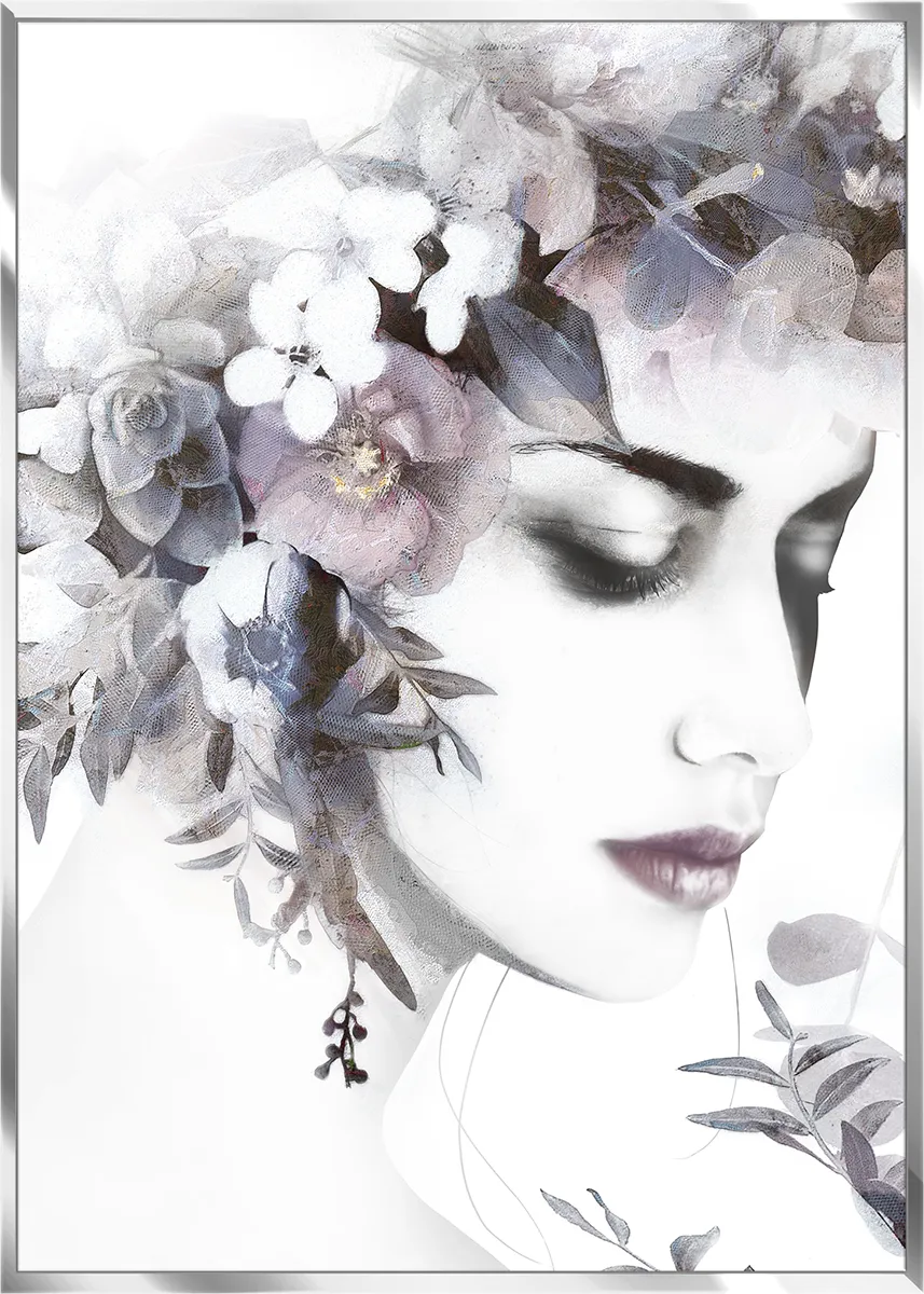 Slika za zid Framedart 60x80cm FA005 Flower Crown Styler