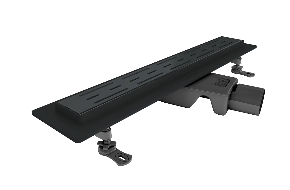 Slivnik za tuš kabine Starline fi 50mm dužina 60 cm crni Valtemo