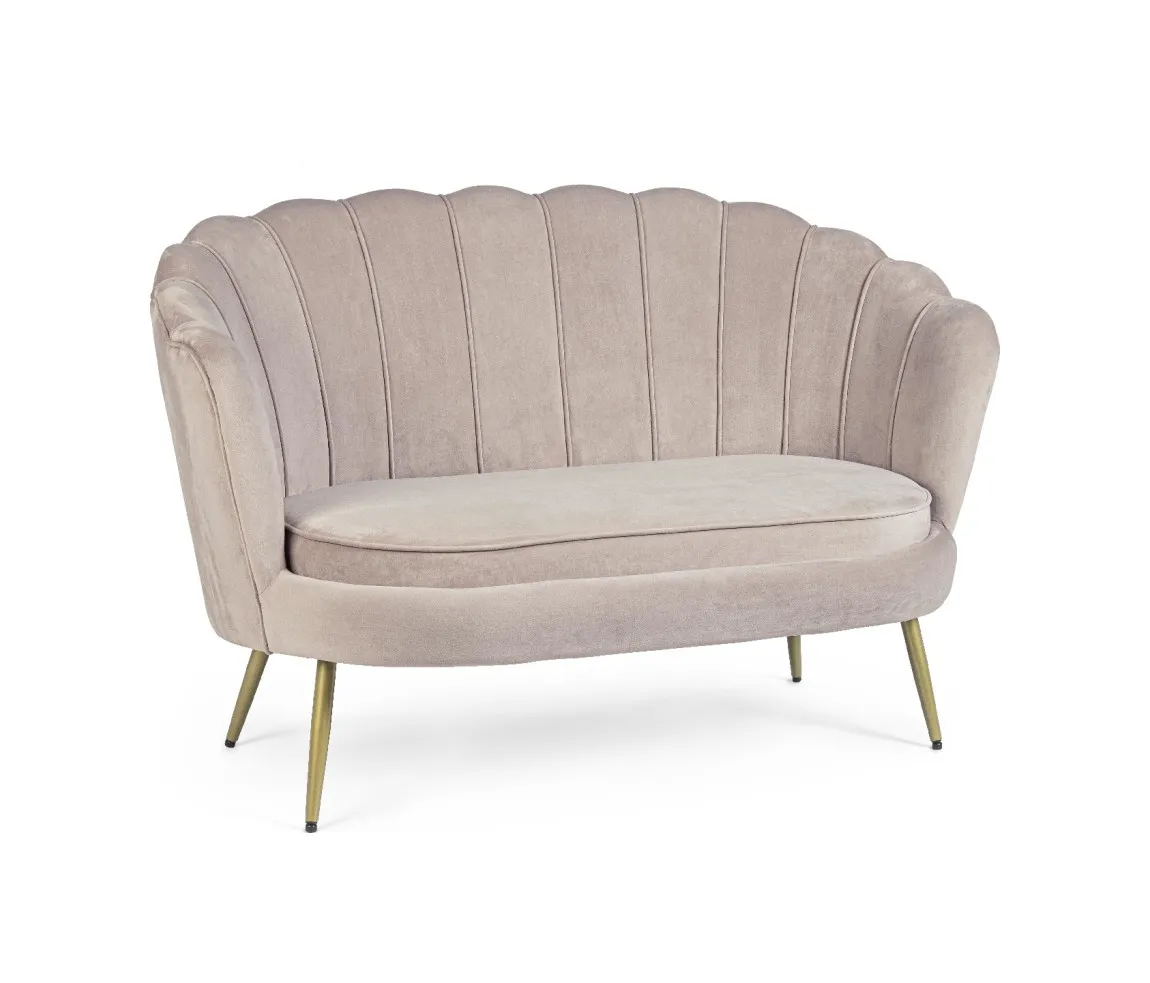 Sofa Giliola 130x77cm svetlo siva Bizzotto