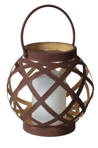 Solarna svetiljka-fenjer Swing 210x210x210mm 12xLed Luxform