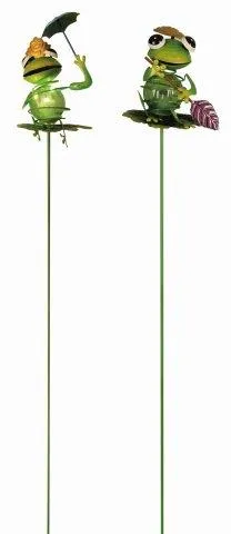 Solarna svetiljka Frog Stake Led 1.2V zelena Luxform