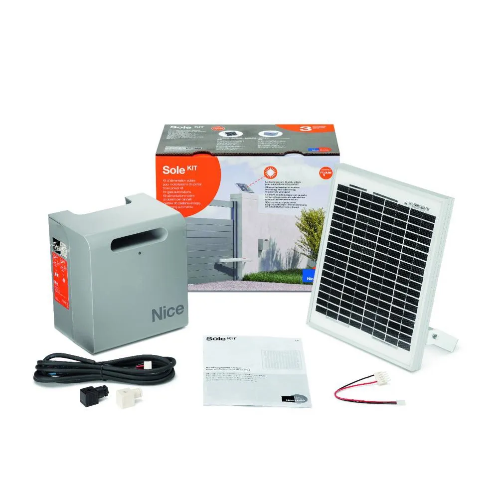 Solarni KIT za kapije, Nice